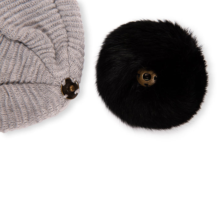 Loren Beanie (Grey/Black) - Nuknuuk