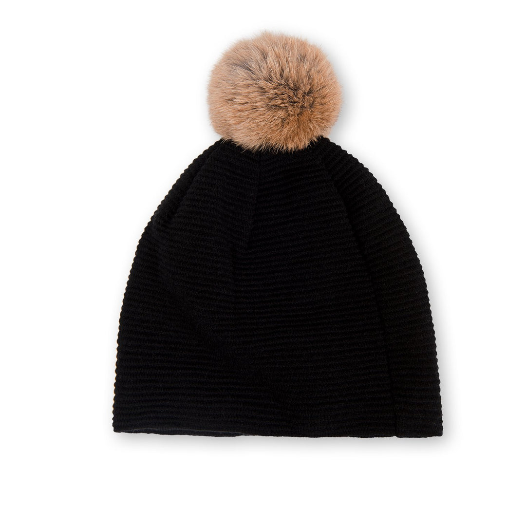 Loren Beanie (Black/Natural) - Nuknuuk